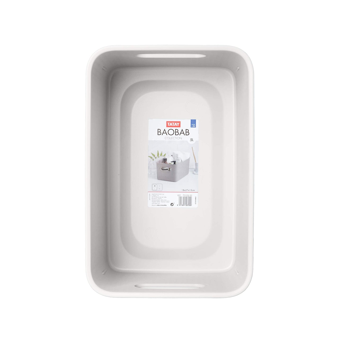 TATAY Storage Basket Baobab BPA-Free Compact Versatile Design