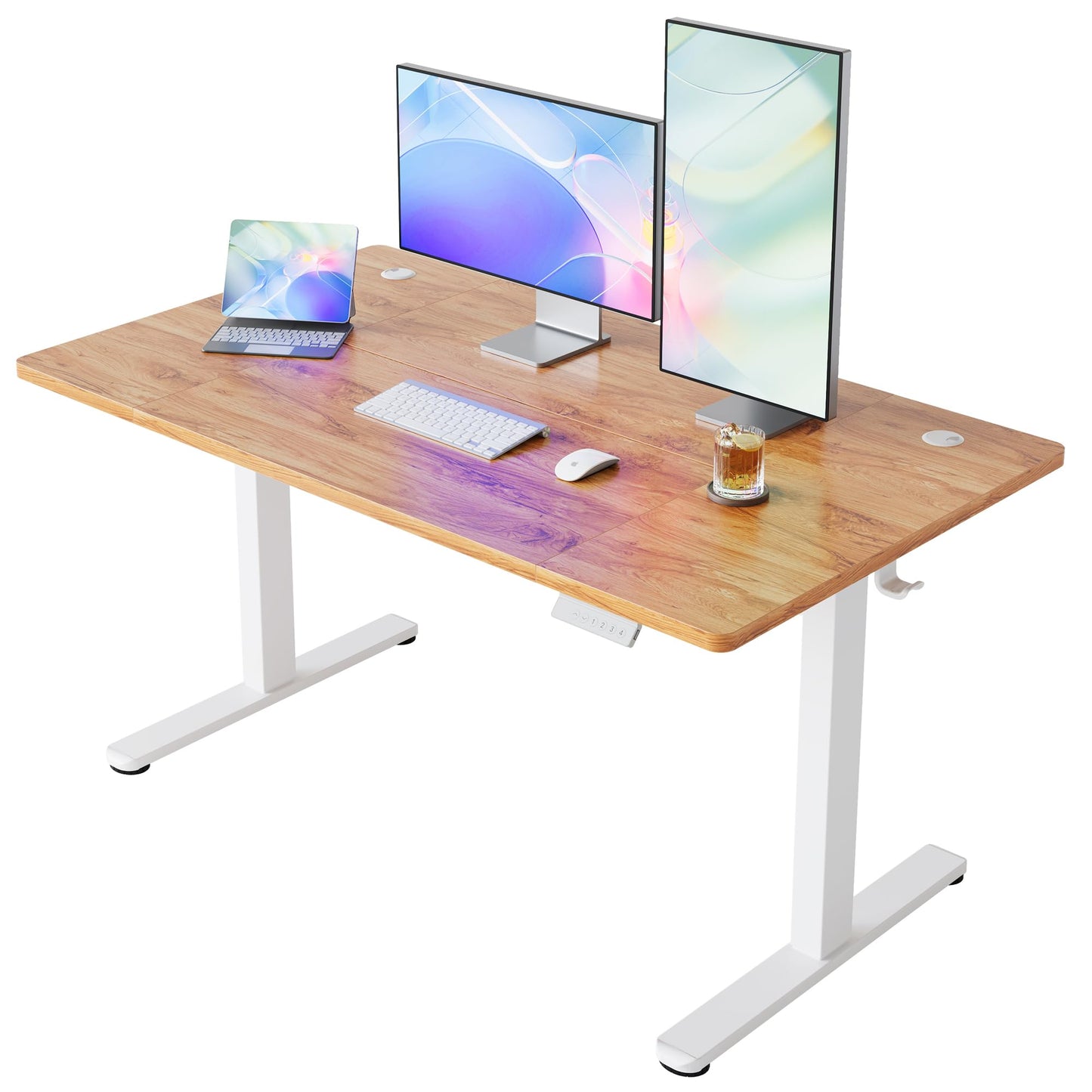 HUANUO Standing Desk 140x80cmcm mit 4 Memory height settings