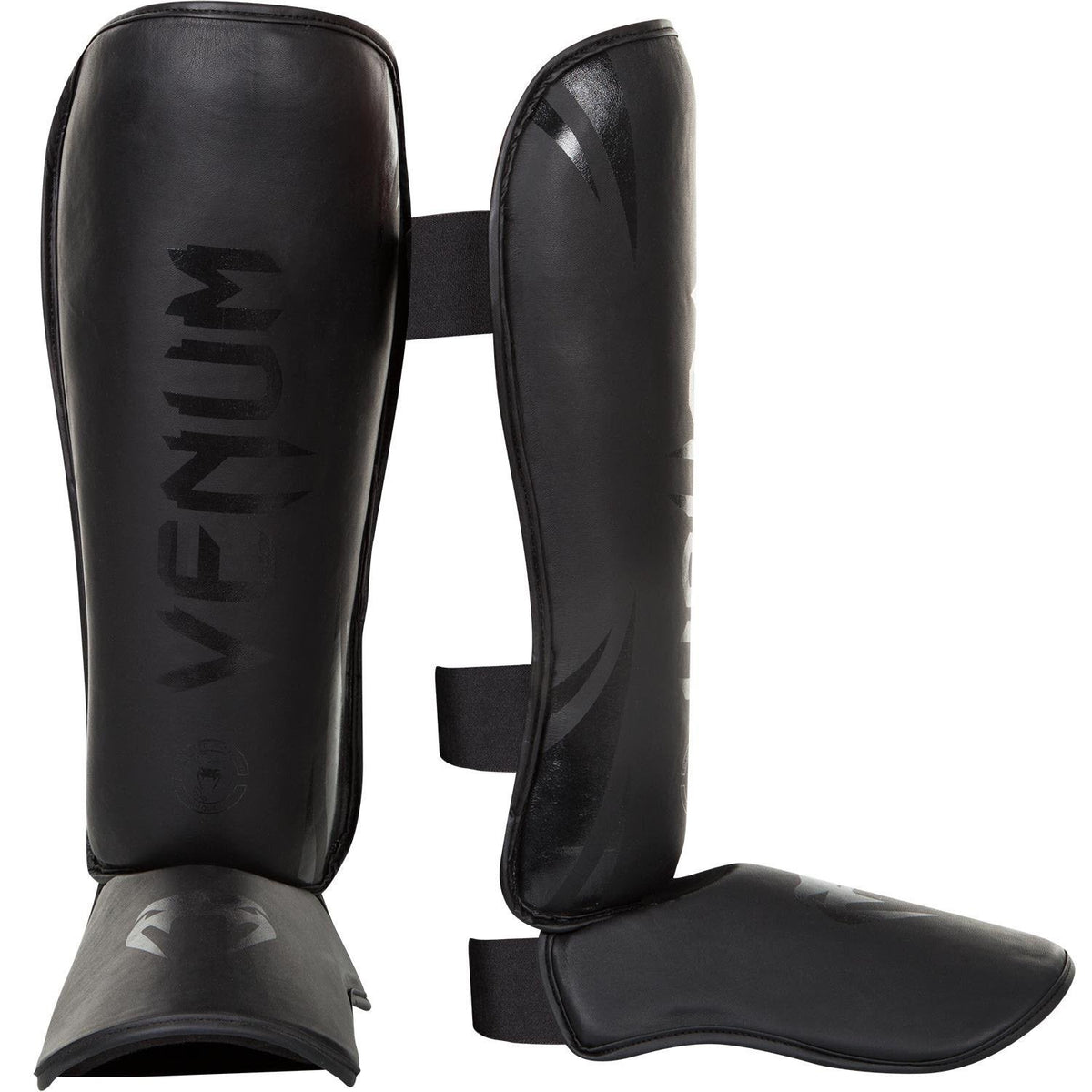 Venum, Challenger Standup Shin Guards, Men's, XL, Matte/Black