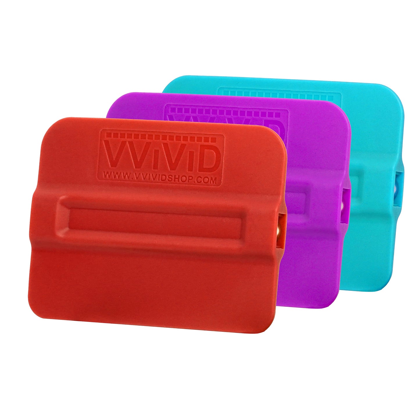 VViViD Magnetic Squeegees Hard, Medium and Soft, Applicator for Vinyl Car Wrap, 3 pcs