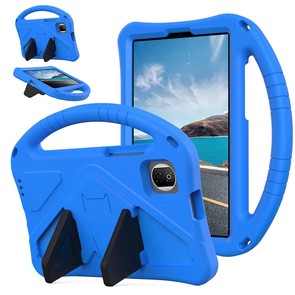 YRH Case for Honor Pad X7 Case 8.7 inch 2025, with Stand Handle, Kids EVA Shockproof Cover for Honor X7 Tablet Case 8.7'' (Blue)
