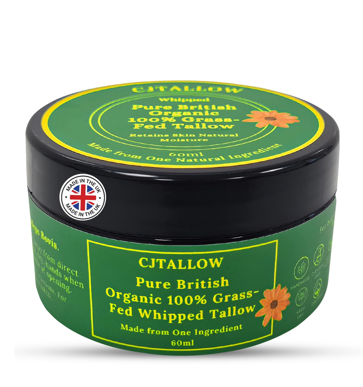 Pure Organic Beef Tallow Face Cream & Moisturiser | Your Natural Skin Care | Moisturise Deeply, Support Repair, Soothe Irritation, Strengthen Barrier,