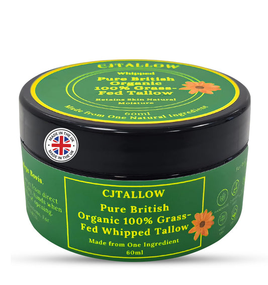 Pure Organic Beef Tallow Face Cream & Moisturiser | Your Natural Skin Care | Moisturise Deeply, Support Repair, Soothe Irritation, Strengthen Barrier,