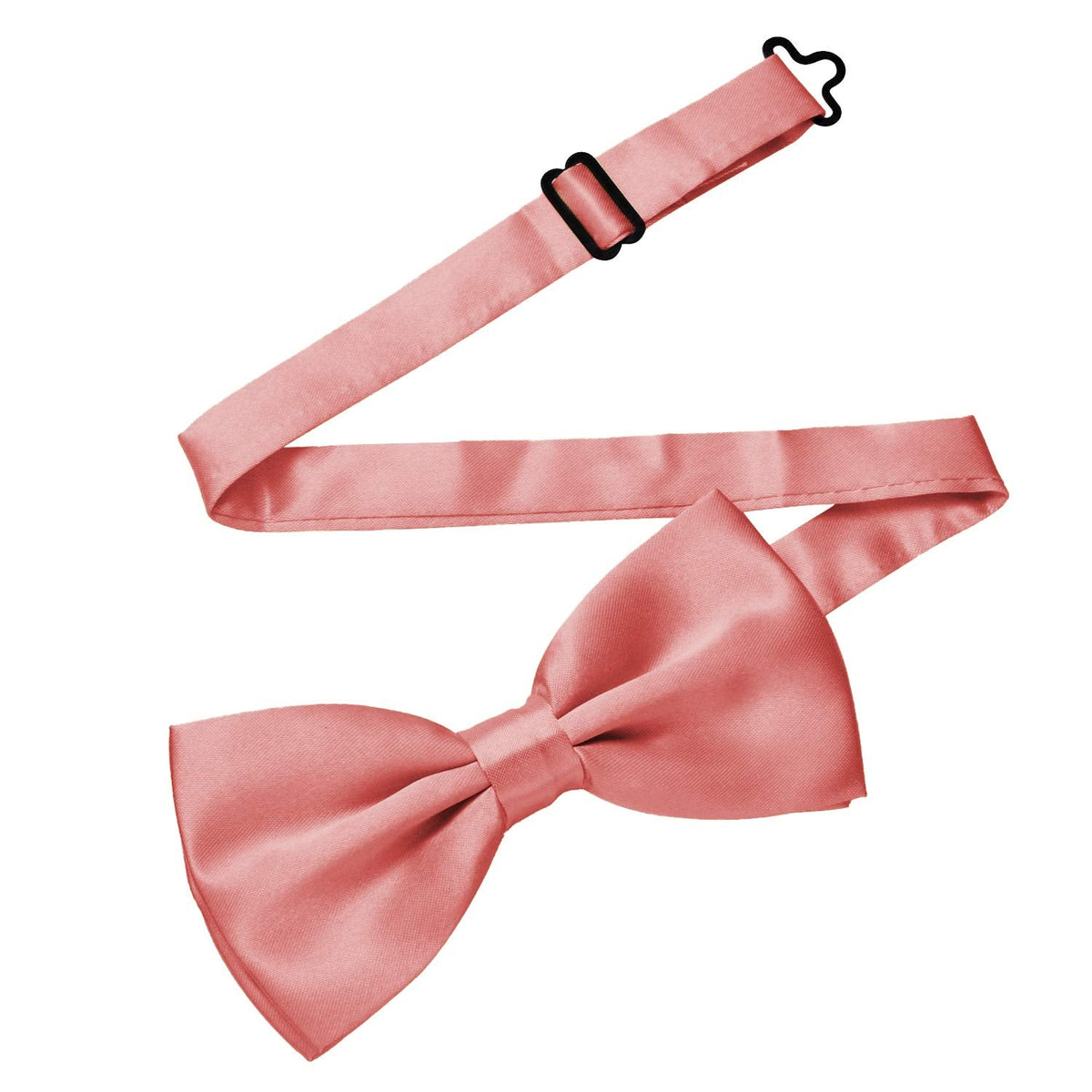 MASADA bow tie rose - men's accessory in shiny-look, continuously adjustable, handmade with hook closure - 12 x 6 cm