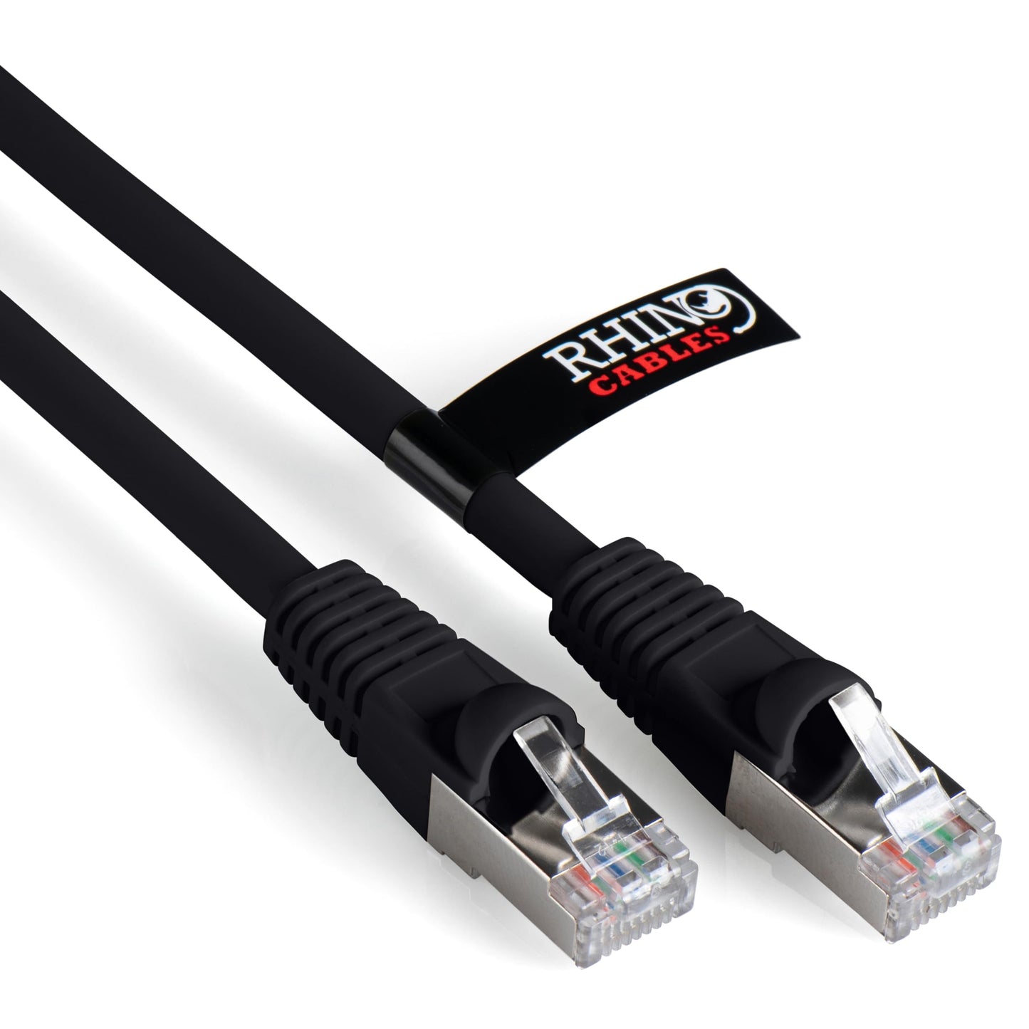 rhinocables CAT 6a Ethernet Cable | 10Gbps S/FT High-Speed & Large Bandwidth Data Transfer | Reliable LAN Network RJ45 Cable | Wi-Fi Broadband Cable