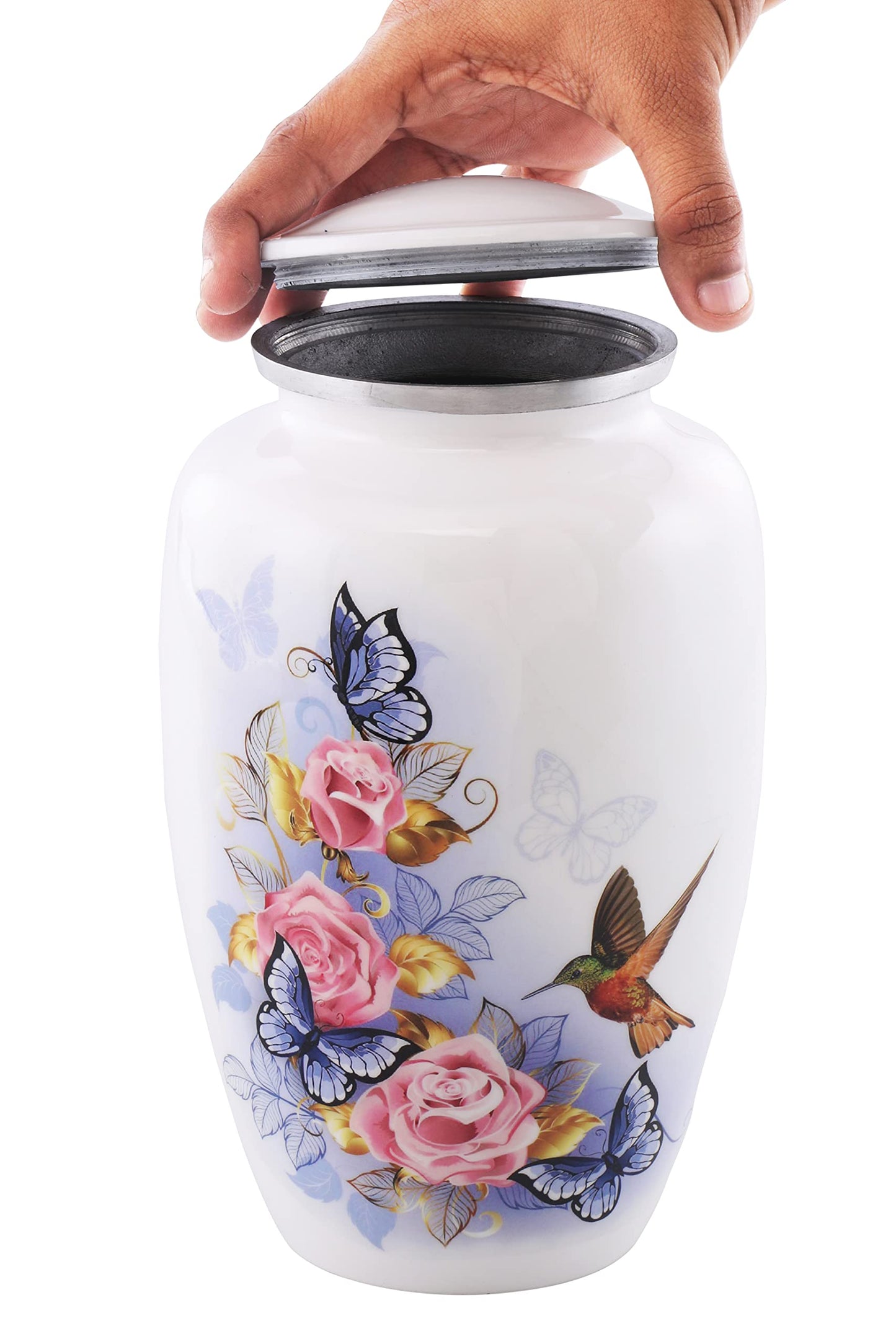 Urns of Dignity HUMMING BIRD CREMATION URNS,URN FOR HUMAN ASHES, ADULT URN FOR Funeral, Burial, Columbarium or Home, Cremation Urns for Human Ashes