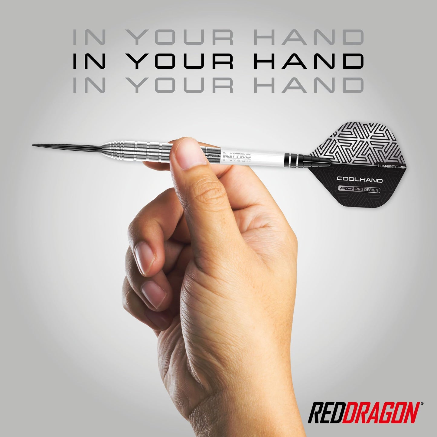 RED DRAGON Luke Humphries TX1 Pioneer 22 Gram Premium Tungsten Darts Set with Flights and Stems