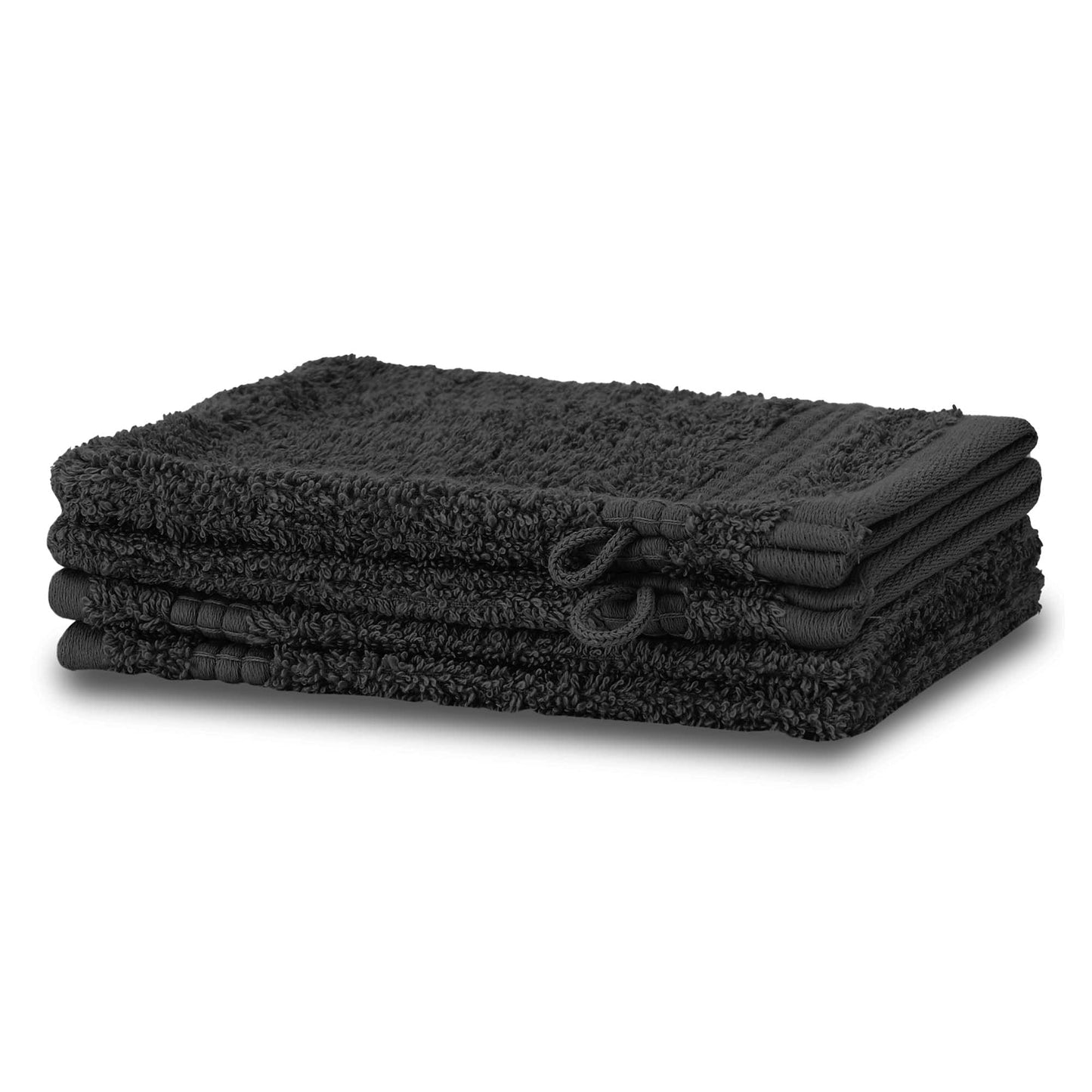 Merana Rome Washcloth Set Absorbent Soft and Lint- Terry Wash Gloves Luxury Quality Heavy Organic Cotton 590 GSM