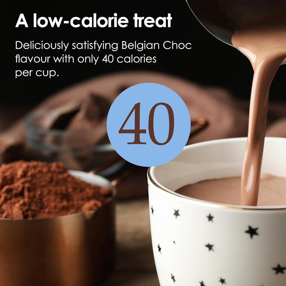 Belgian Chocolate Instant Hot Chocolate Drink 395g (6 pack)