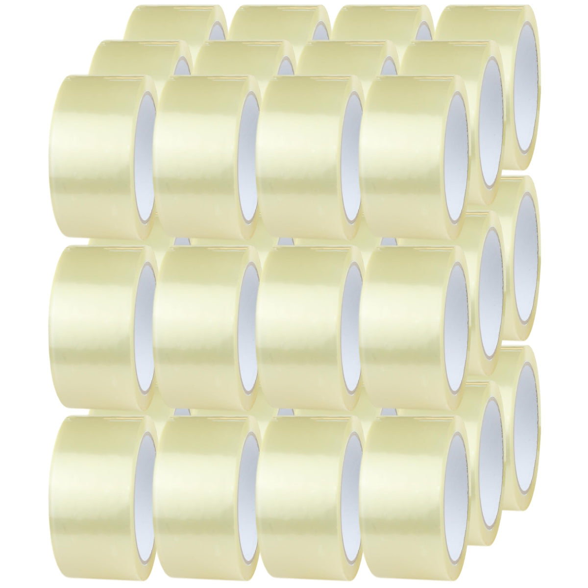 Crimson Starfish Clear Tape 36 Rolls of 48mm x 66m Tape Rolls | Clear Packaging Tape for Packing Parcels, Boxes, Cartons, Postage, Moving House |