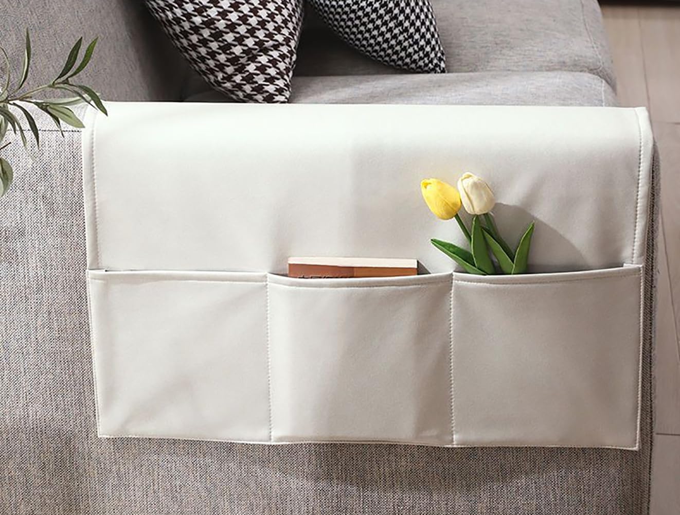 Sofa Chair Couch Armrest Organiser Armchair Hanging Storage Bag Waterproof Sofa Couch Armrest Cover Organizer Caddy Sofa Arm Tidy Holder Pouch for
