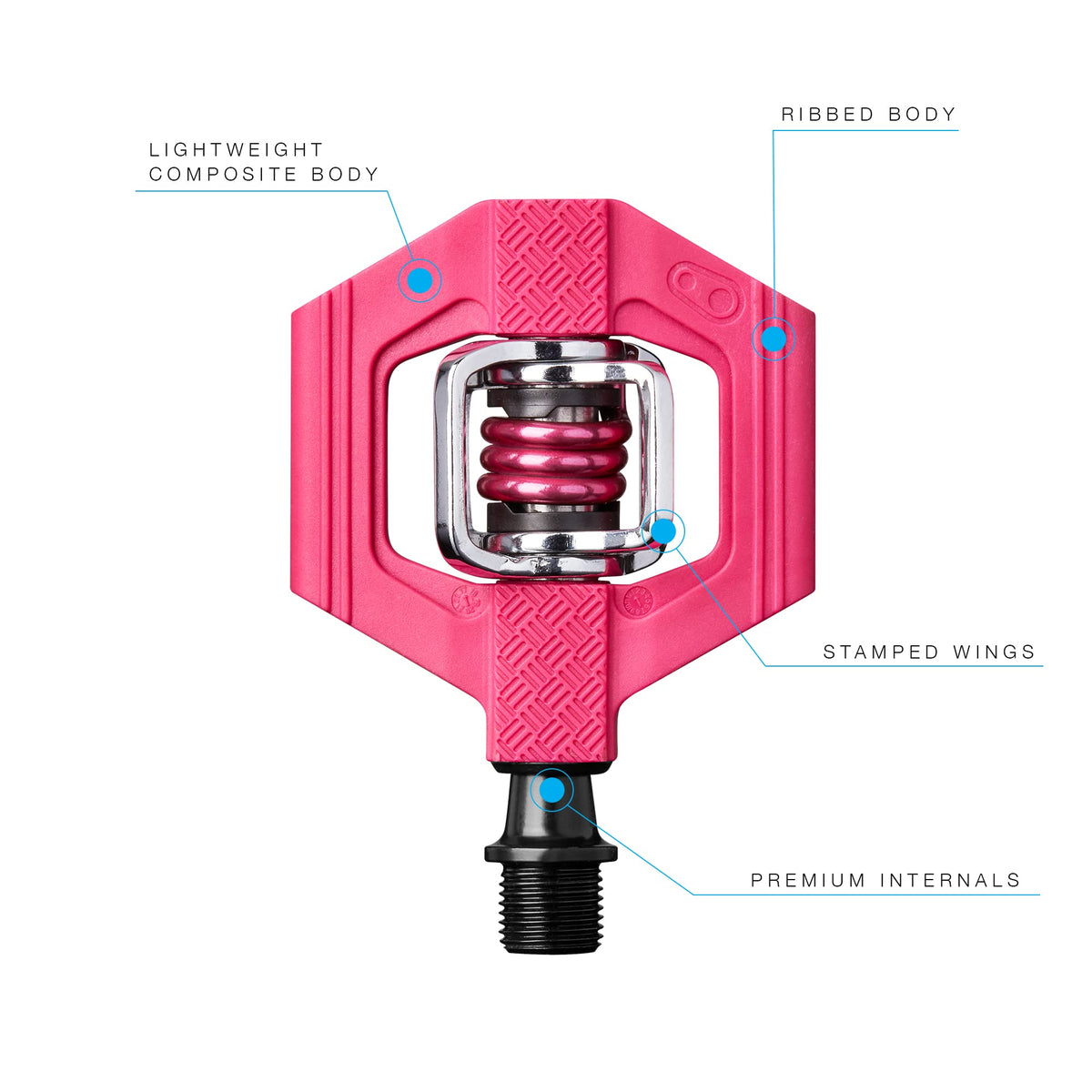 Crankbrothers Candy-1 Pedals, Pink