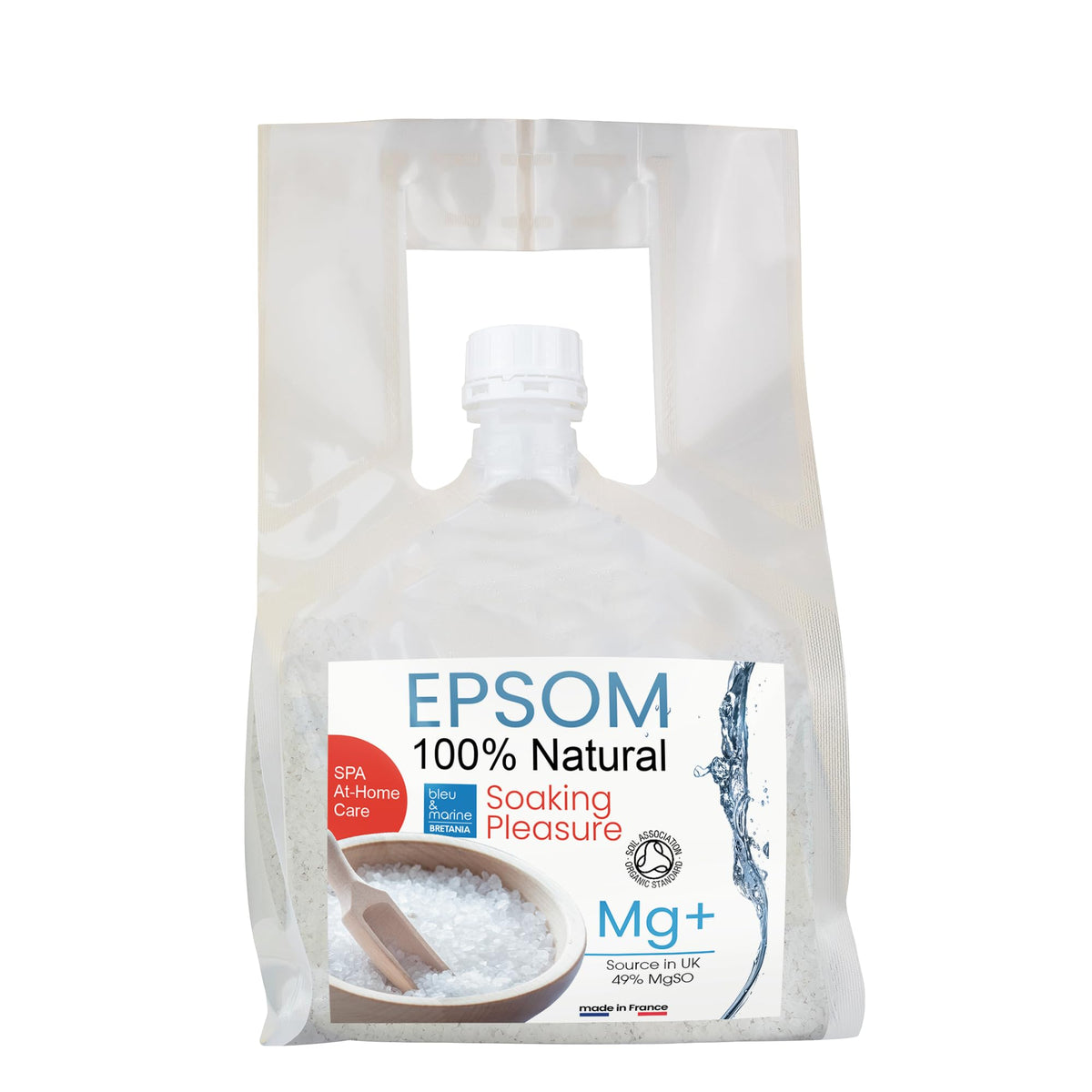 Bath Salt Organic Pure Epsom Salt Natural Magnesium Foot SPA Gardening Foot Soak Ingrown nail pain relief Pedicure Body Scrub Toenail Care Callus14.33