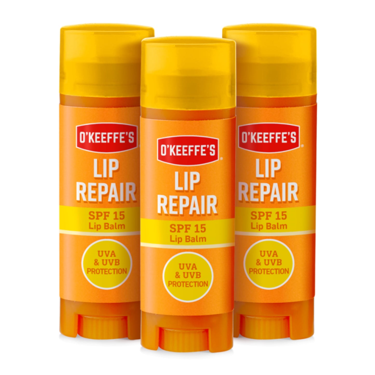 O'Keeffe's Lip Repair and Protect SPF15 4.2g (Pack of 3)