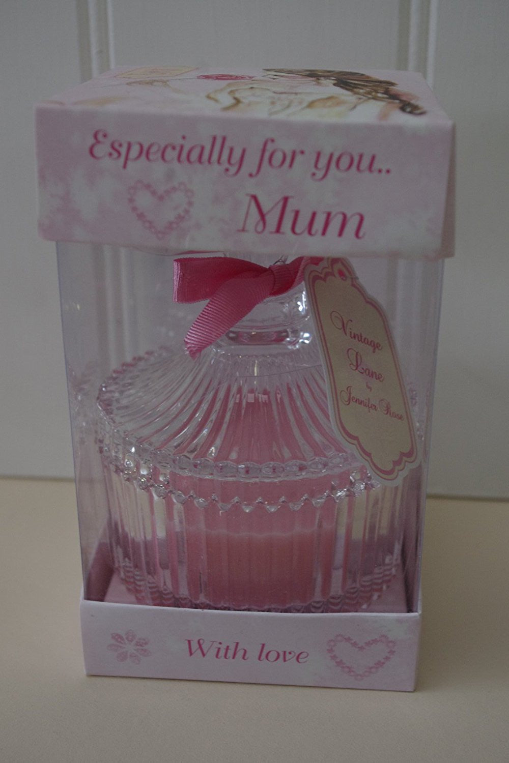 Jenifer Rose Especially For You Mum Scented Candle In Glass Jar Rose