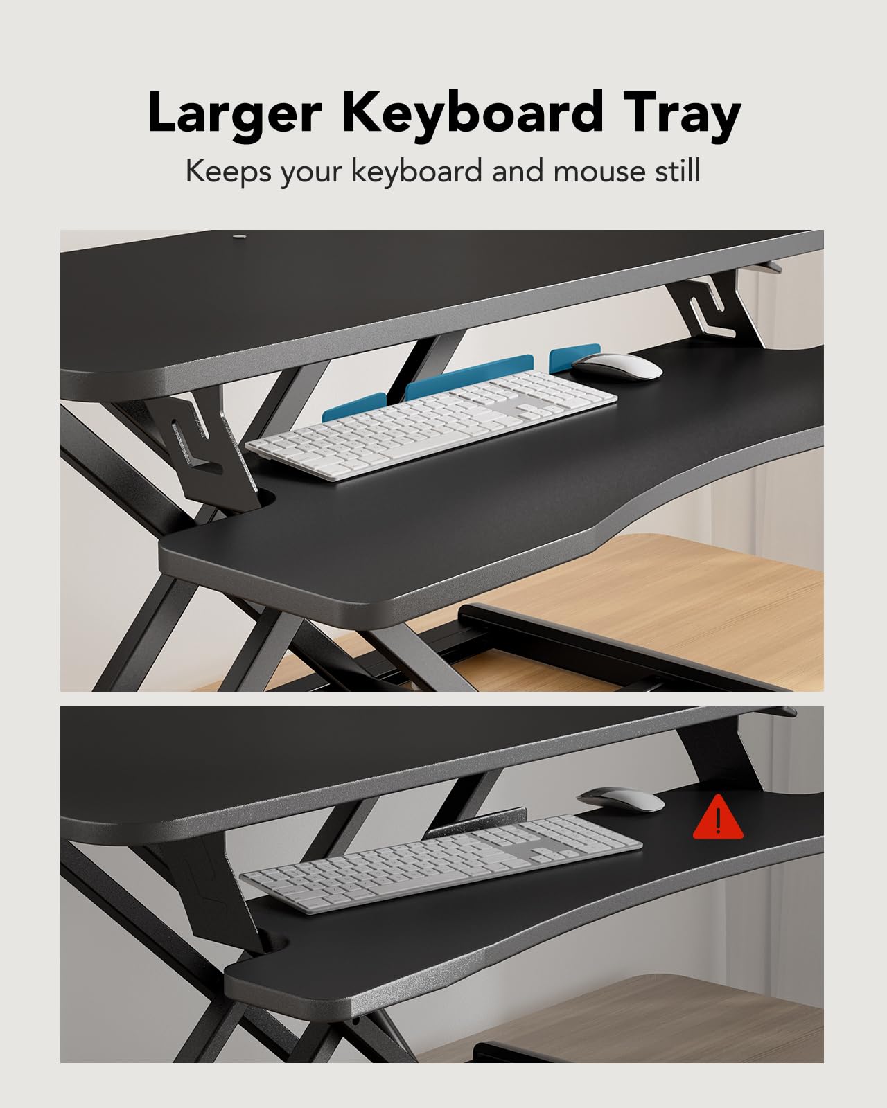 HUANUO Standing Desk Converter, 36''/91cm Desk Riser