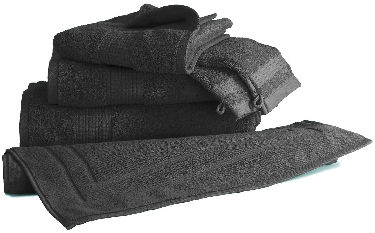 Hand Towel 50 x 90 cm – 100% Cotton – 450 g/m² – Anthracite