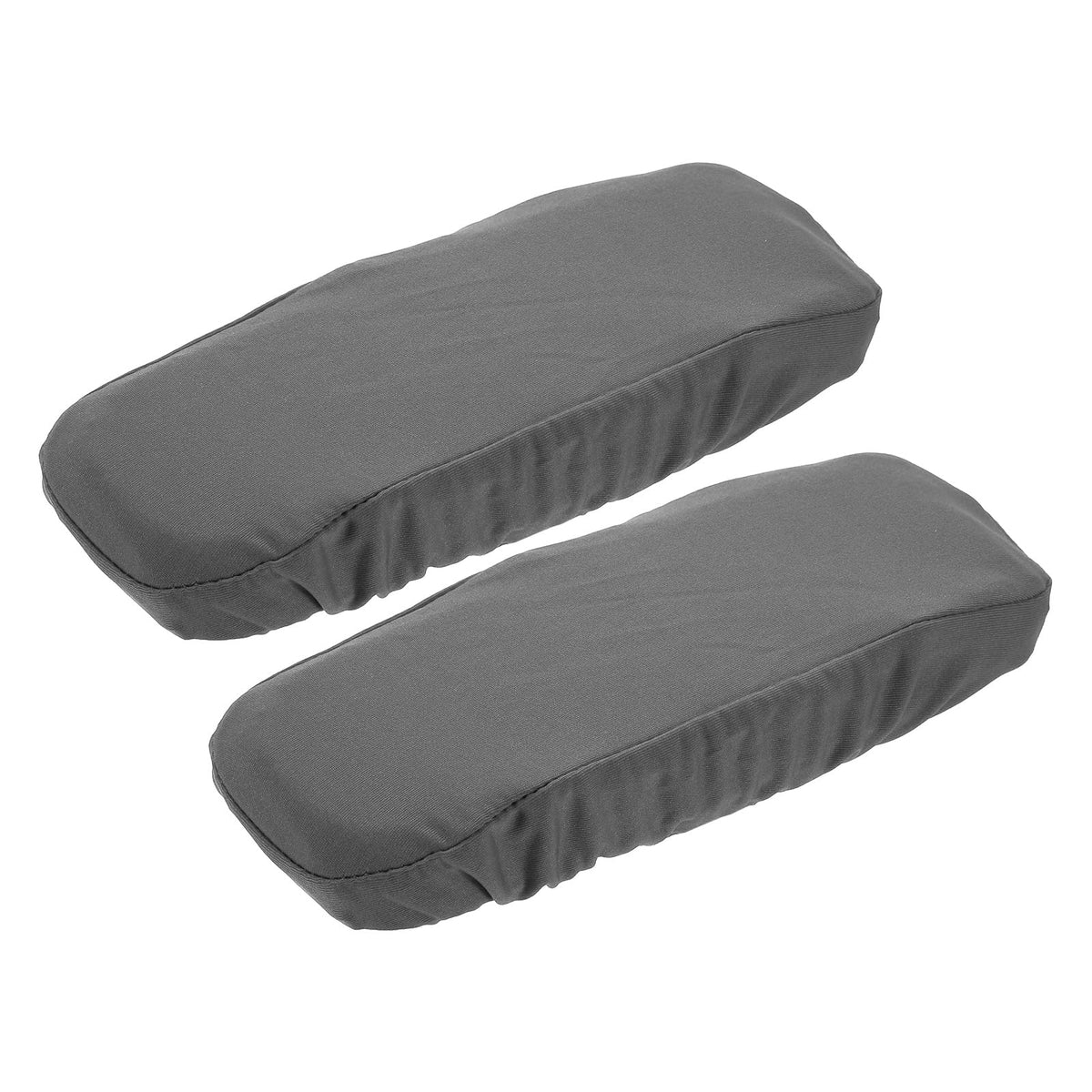 sourcing map Chair Armrest Slipcovers Covers, 22 x 7cm Polyester Removable Seat Hand Rest Protector for Office Chairs Desk Chair(Gray)