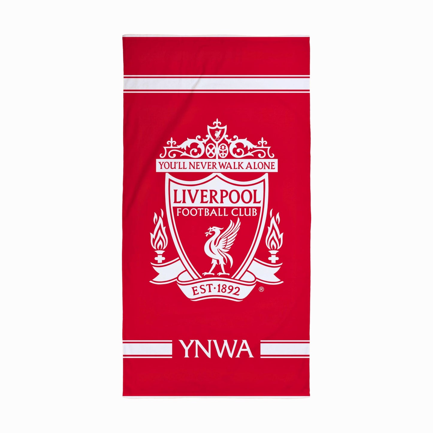 Liverpool FC Character World Official Towel | Super Soft Feel, YNWA Football Club Design | Perfect The Home, Bath, Beach & Swimming Pool | One Size