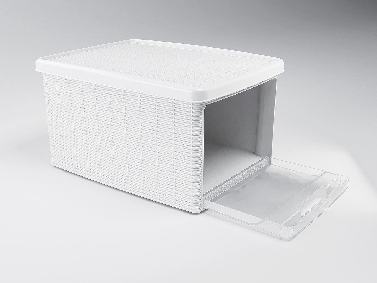 Stefanplast Elegance Multipurpose Case with Front Door, White, Medium/29 x 39 x 21 cm