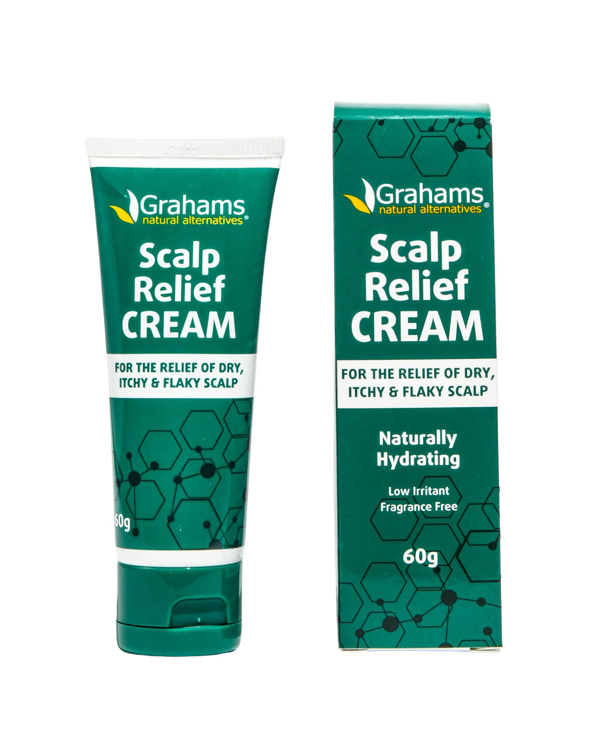 Grahams Natural Scalp Relief Cream - Seborrheic Dermatitis, Dandruff & Psoriasis Scalp Treatment to Moisturise Dry, Itchy & Flaky Scalps - With Manuka