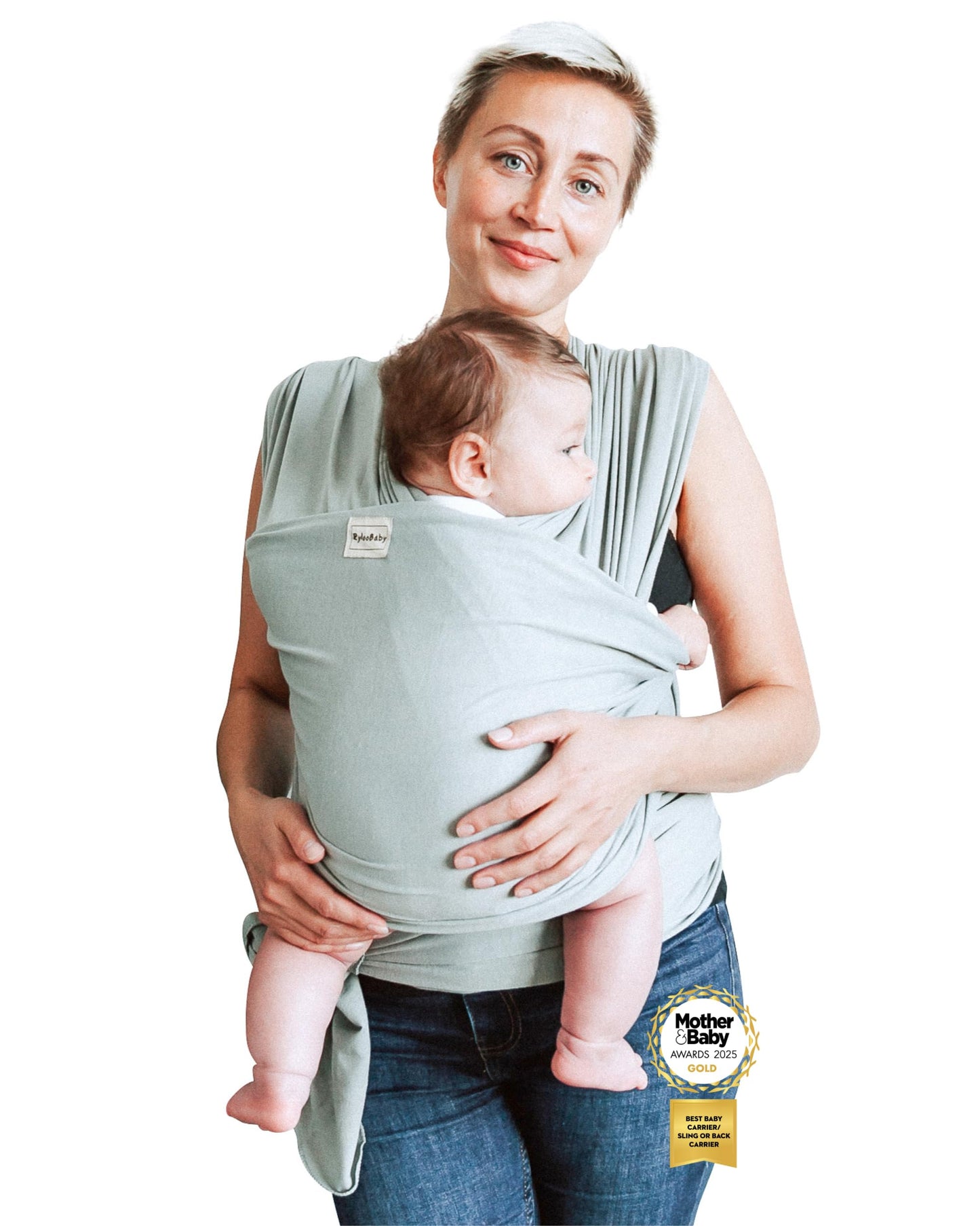 Baby Sling Wrap Newborn to Toddler Carrier 7-35lb - Soft Stretchy Baby Wrap Sling - Safety Tested - Hands-Free Baby Wrap Carrier - Newborn Sling