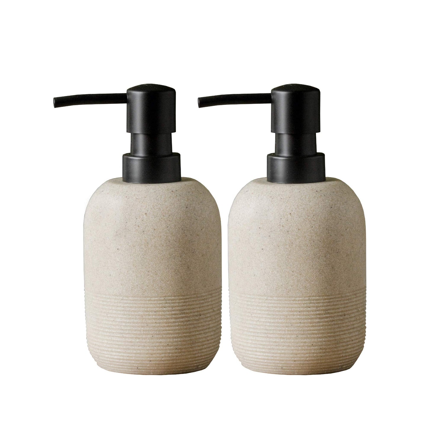 2pcs/Set Beige Soap Dispenser Set,Hand Soap Lotion Dispenser for Bathroom, for Elegant Bathroom D?cor?soap Dispenser for Kitchen Sink