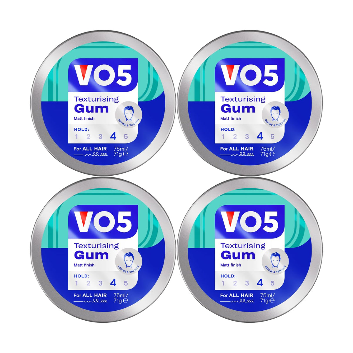 VO5 Extreme Style Texturising Gum 75ml Case of 4 by OV