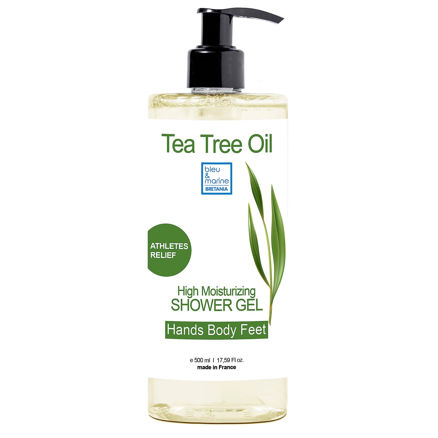 Tea Tree Antifungal Body & Hand Wash | Antibacterial, Anti-Acne, High-Moisturizing Shower Gel | Defends Against Bacteria, Fungus, Body Odor, Athlete's