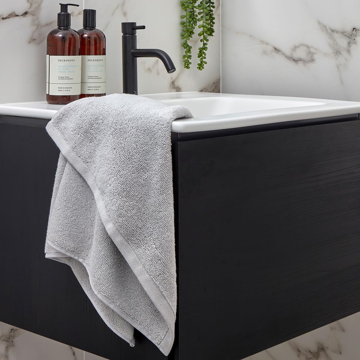 Christy Cirrus Bathroom Towel Set | 6 Piece Set | 2 Face 2 Hand 2 Bath | Lightweight Super Soft and Fluffy | Quick Dry Shower Towels | 100% Cotton