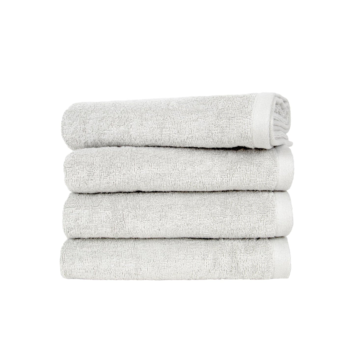 Ruggeri 4 Piece Guest Towel Set, 40x50 cm, Soft Cotton, White