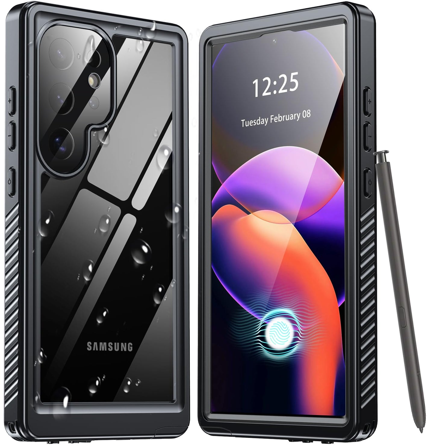 ANTSHARE for Samsung Galaxy S24 Ultra Case, IP68 Waterproof Case with [Built-in Screen/Camera Protector], Full Body Sealed Protective Front and Back