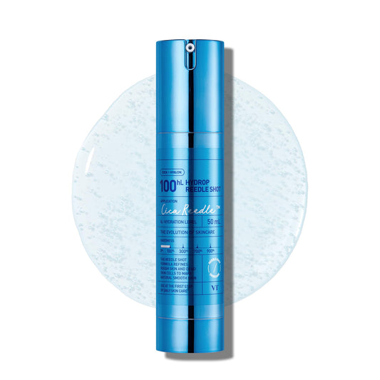 VT COSMETICS Hydrop Reedle Shot 100hL, Hyaluronic Acid Microneedling Serum, Intensive Hydrating & Moisturizing Exosome, Soft & Glass Skin, Korean Skin
