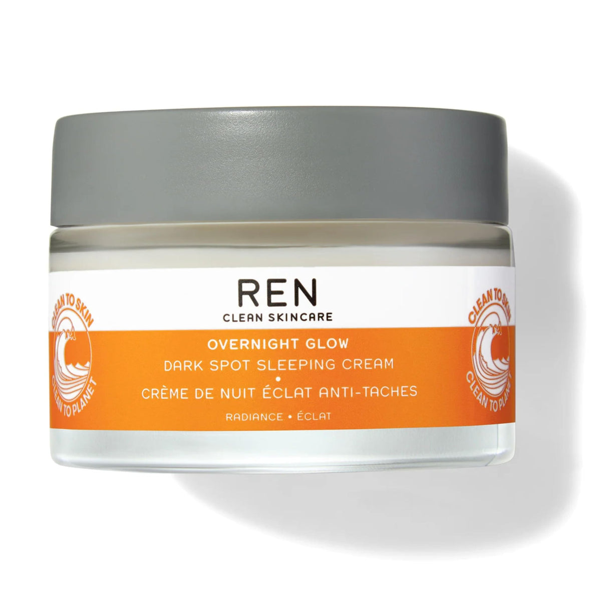 REN Clean Skincare Dark Spot Removal Overnight Cream - Proven to Reduce Hyperpigmentation with Natural Algae and Phytoglycogen - Cruelty Free & Vegan