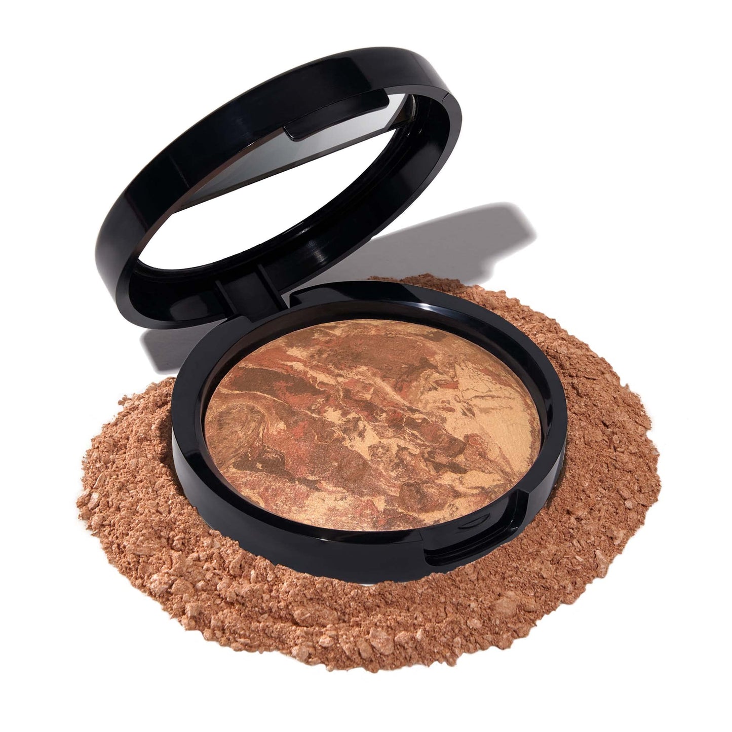 LAURA GELLER Baked Balance-n-Brighten Colour Correcting Powder Foundation (Deep) Buildable Light to Medium Coverage Baked Foundation, Demi-Matte