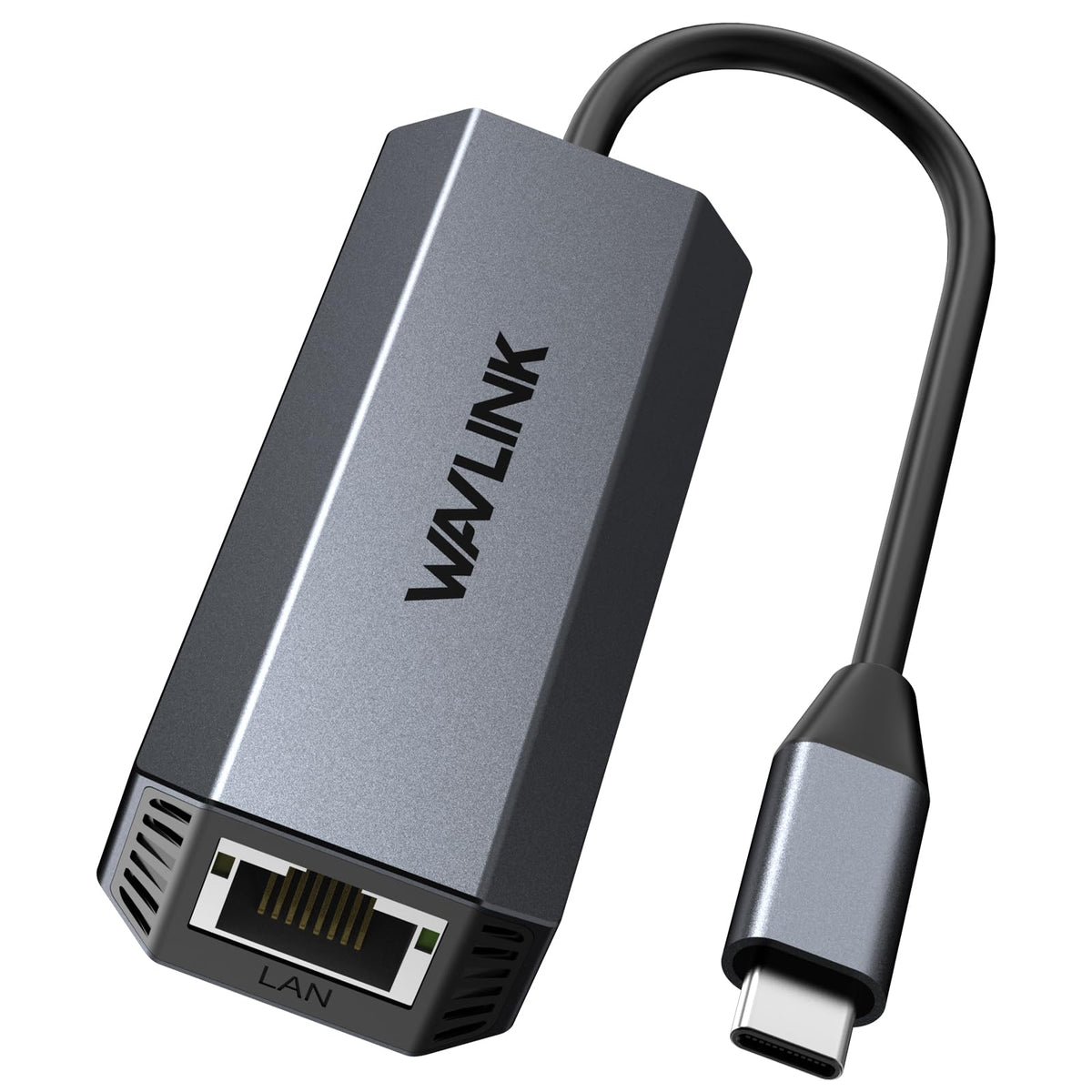 WAVLINK USB C to Ethernet Adapter 5Gbps, Driver-free RJ45 Gigabit LAN Ethernet Network Adapter for Laptop, Computer, compatible with Thunderbolt