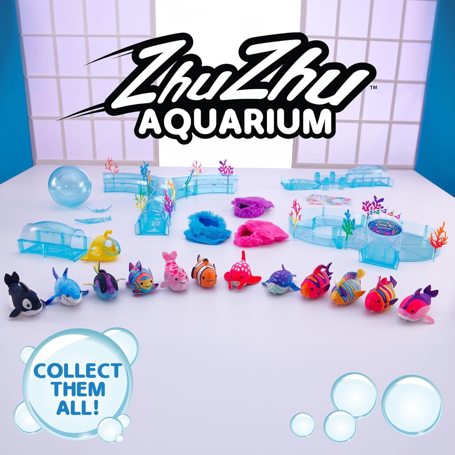 Zhu Zhu Aquarium Figure of 8 Starter Playset