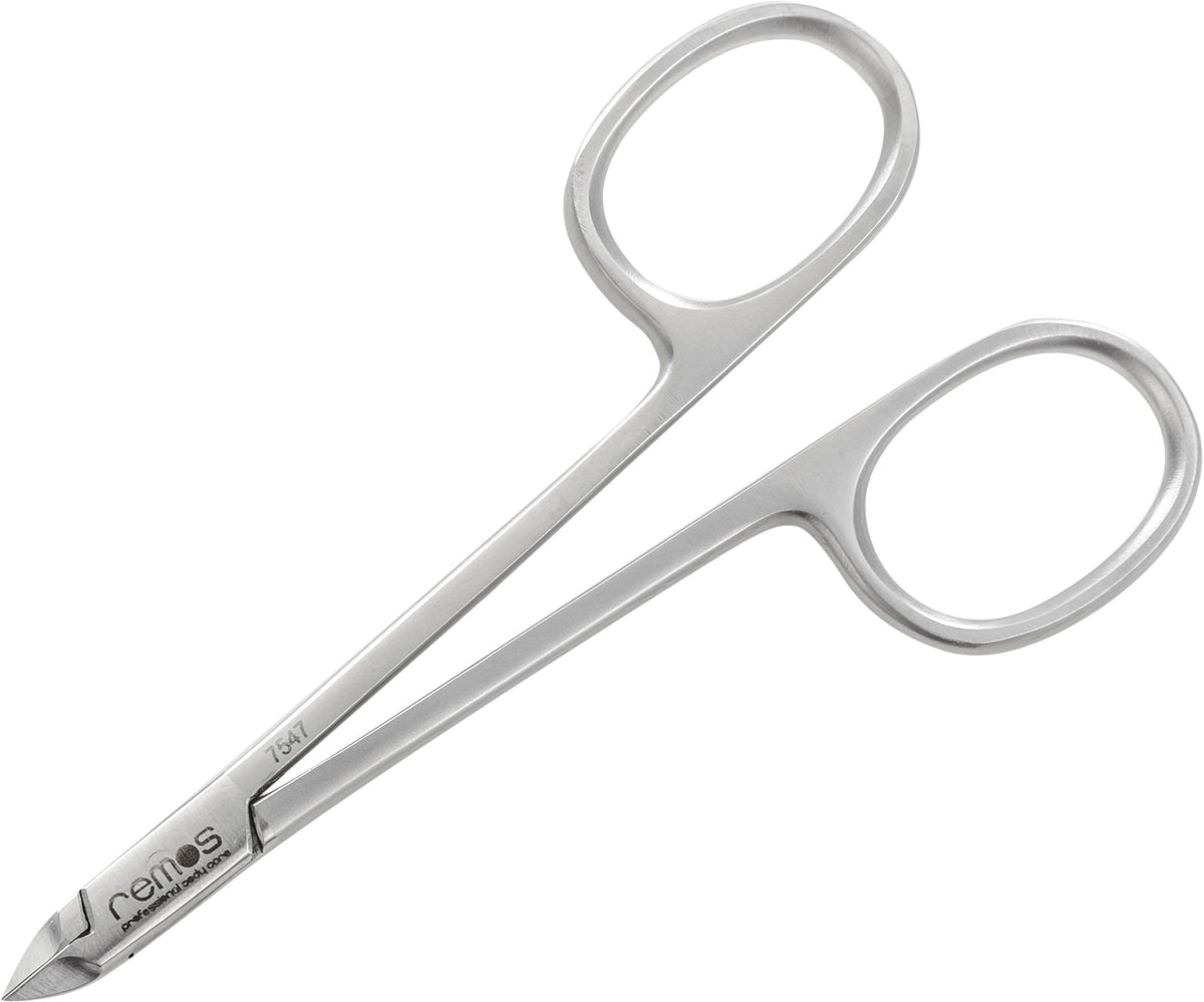 REMOS Cuticle Nippers in The Shape of Scissors - Stainless Steel - 10.5 cm