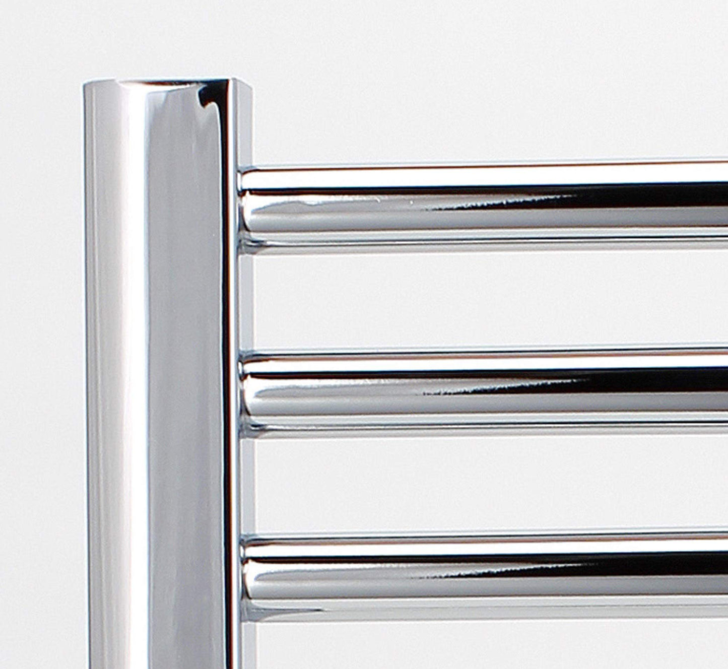 Greened House Chrome Electric WiFi Heated Towel Rail 400mm W x 800mm H