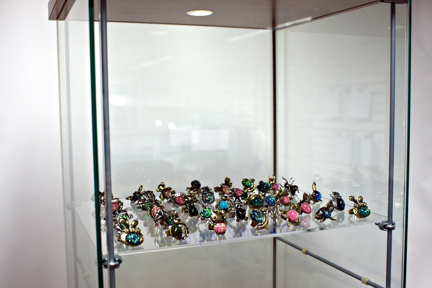 Custom Extra Acrylic Shelf & Brackets to Fit I kea De tolf Cabinet (DSA/IK)
