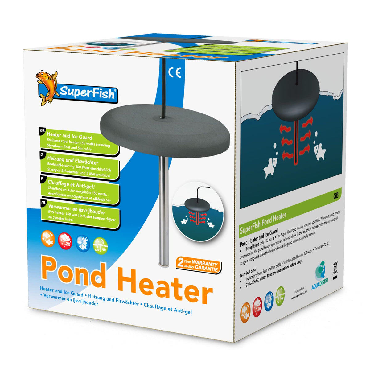 Superfish Pond Heater 150 Watt
