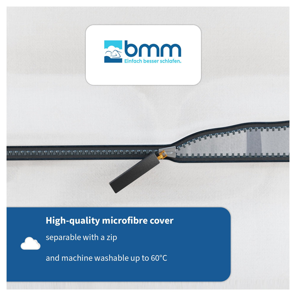 BMM Ortho Medic Pocket Sprung Mattress 3FT Single 90x190cm Medium Firm