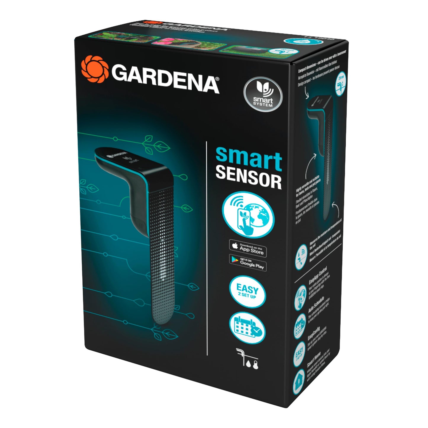 Gardena smart Sensor: intelligent soil moisture meter for fully automatic watering of the garden with the Gardena smart App - without smart Gateway