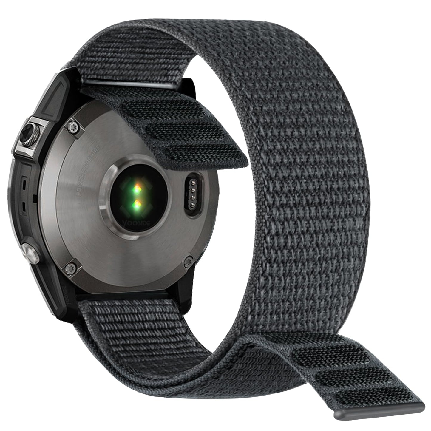YOOSIDE for Garmin Fenix 7 / EPIX 2 / Fenix 6 / Fenix 5 / epix Pro 47mm Hook and Loop Nylon Watch Strap, 22mm Quick Dry Ultralight Sport Wrist Band