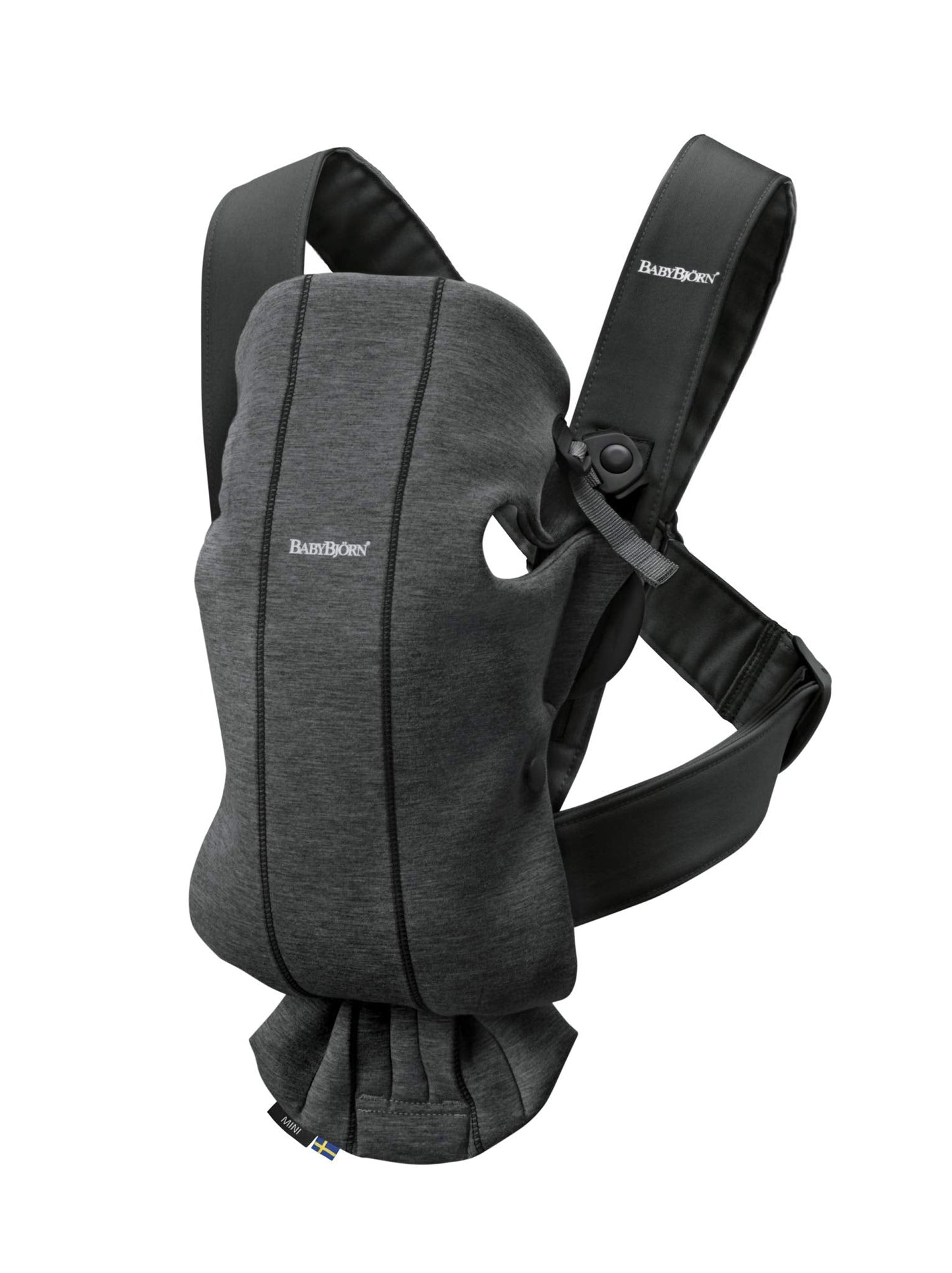 BabyBj?rn Baby Carrier Mini, 3D jersey, Charcoal grey