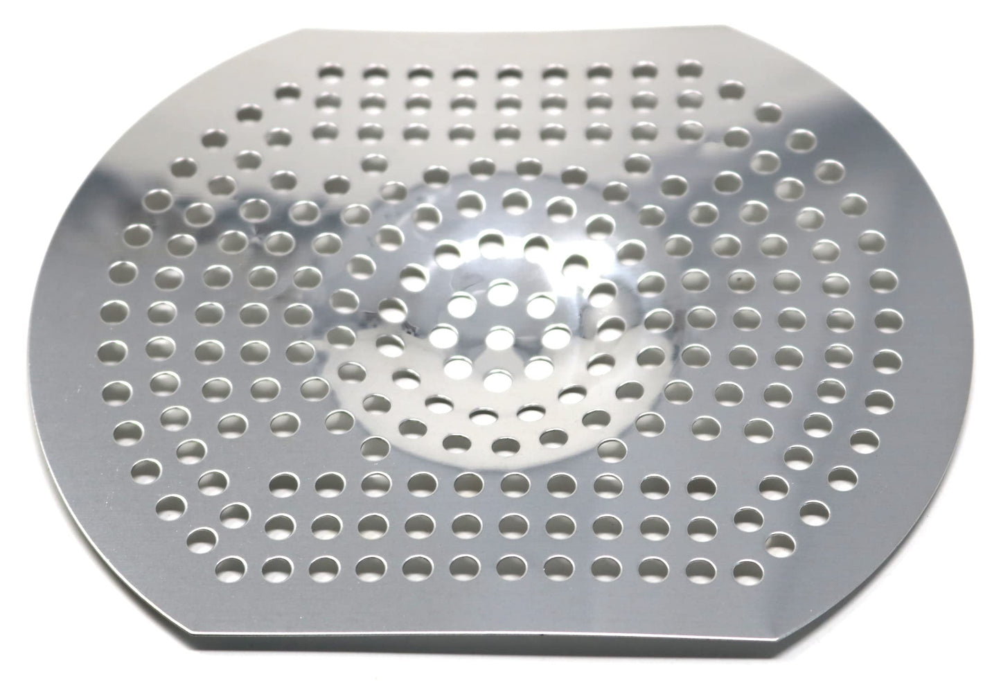 fiXte Large Stainless Steel Basin Sink Strainer Unblock Drains Food Wastage Hair Trap Kitchen Bathroom WC