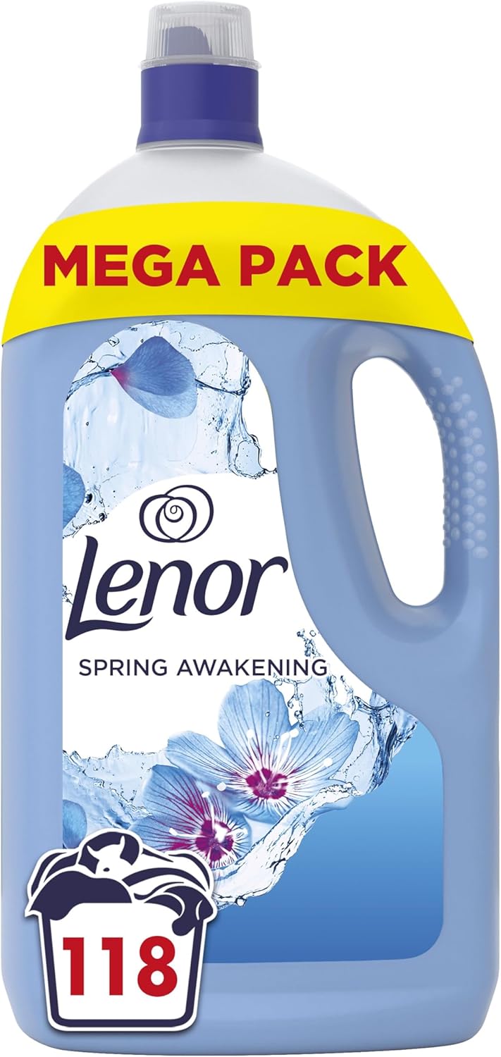 Lenor Fabric Conditioner 118 Washes, Spring Awakening. New but bottles might be dented.