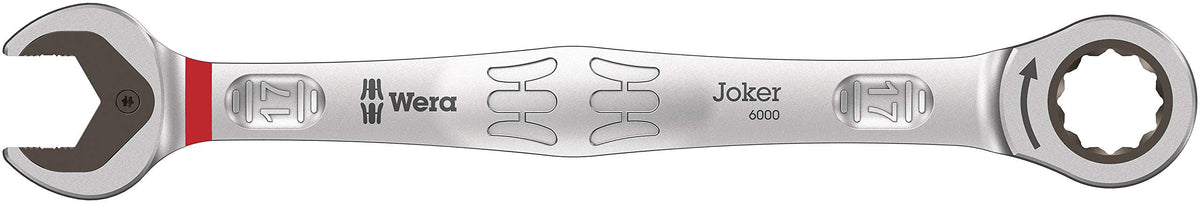 Wera Joker Combination Ratchet Spanner, 17 mm, 05073277001