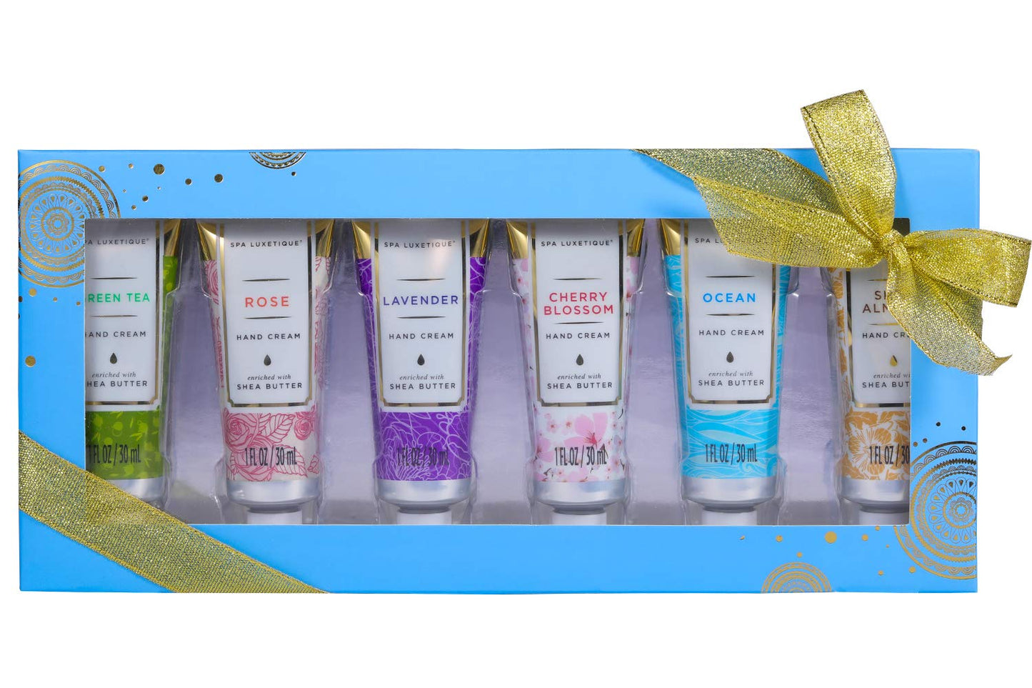 Hand Cream Gift Set - Spa Luxetique Hand Lotion Set Gifts for Women Hand Care Gift for Her Moisturiser Hand Cream for Dry Hands with Vitamin E | 6 x