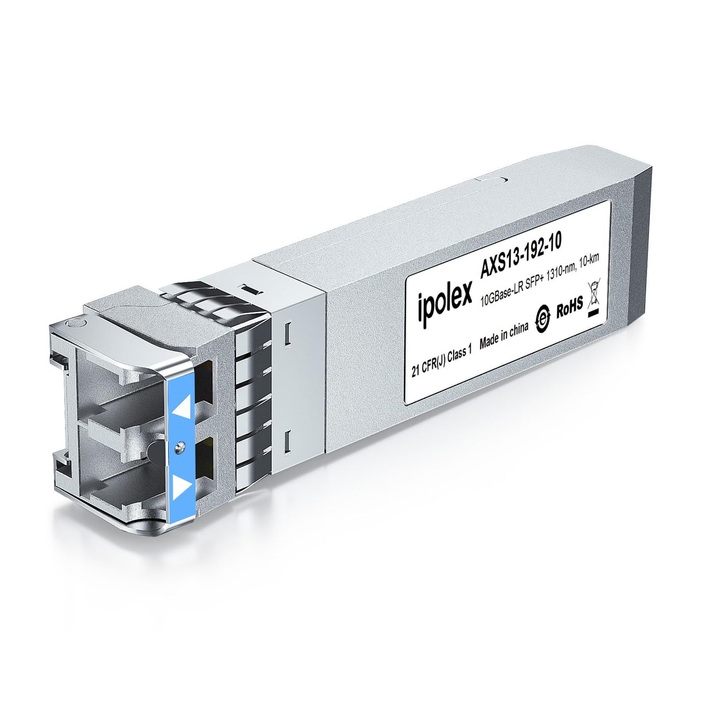 ipolex 10G SFP+ Singlemode LC Transceiver, 10GBase-LR Mini GBIC Module Compatible with Cisco SFP-10G-LR, Ubiquiti UF-SM-10G, Meraki MA-SFP-10GB-LR,
